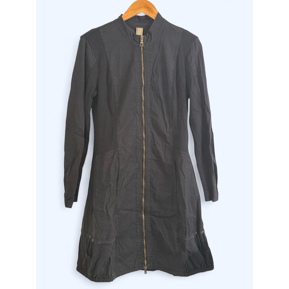 XCVI Wearables Winifred Zip Up Jacket Women's Black Size M Streetwear